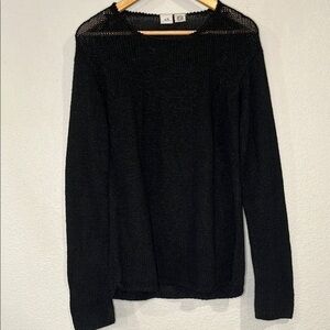 Armani Exchange linen blend soft knit relaxed sweater M